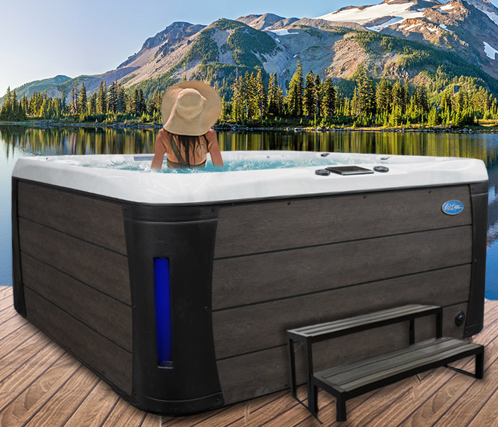 Calspas hot tub being used in a family setting - hot tubs spas for sale Bozeman