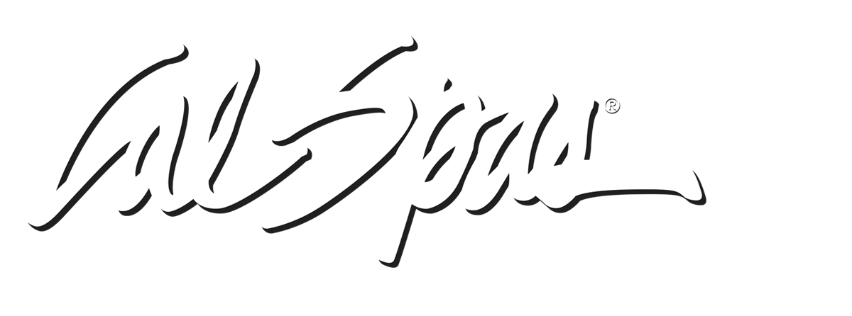 Calspas White logo hot tubs spas for sale Bozeman